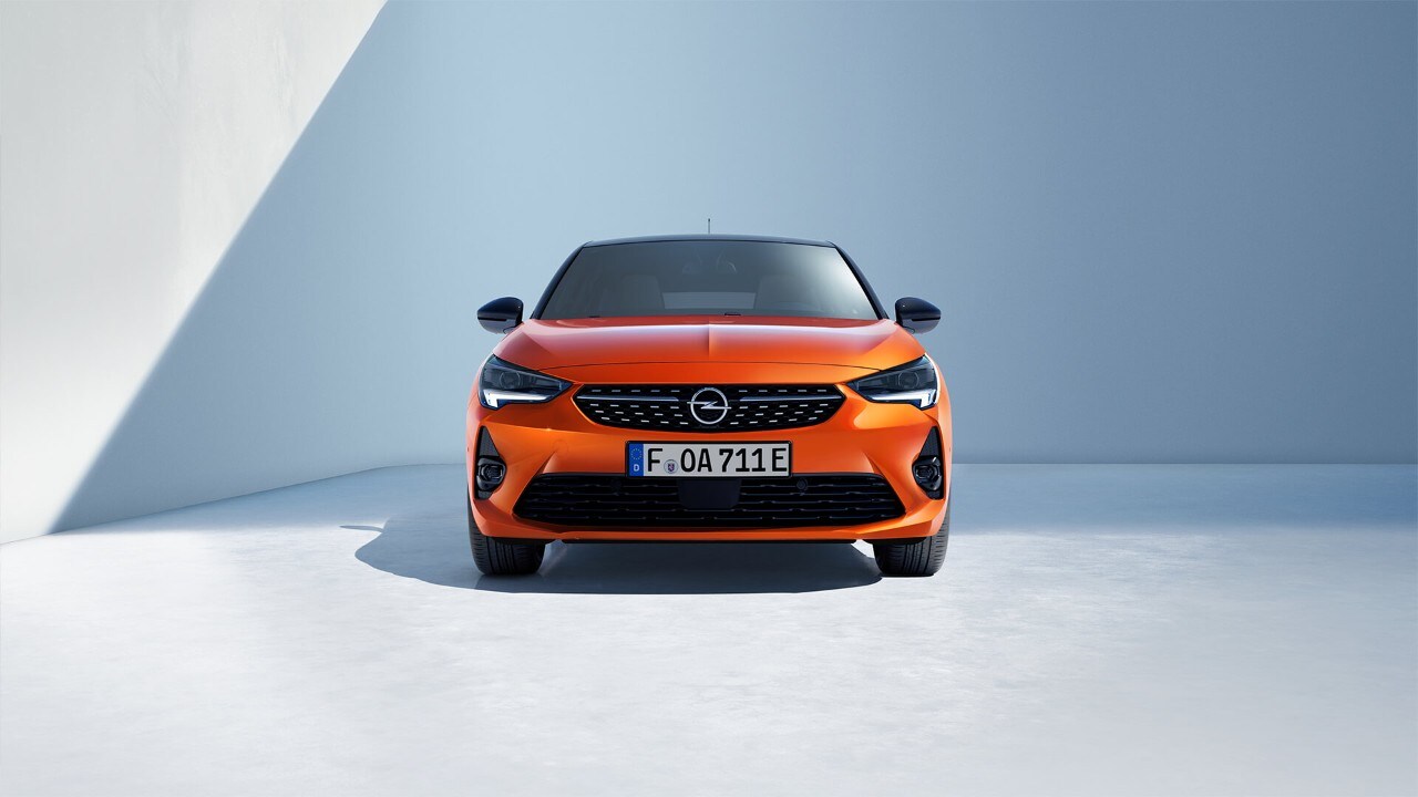 Opel, Corsa-e, Надворешност, Напред